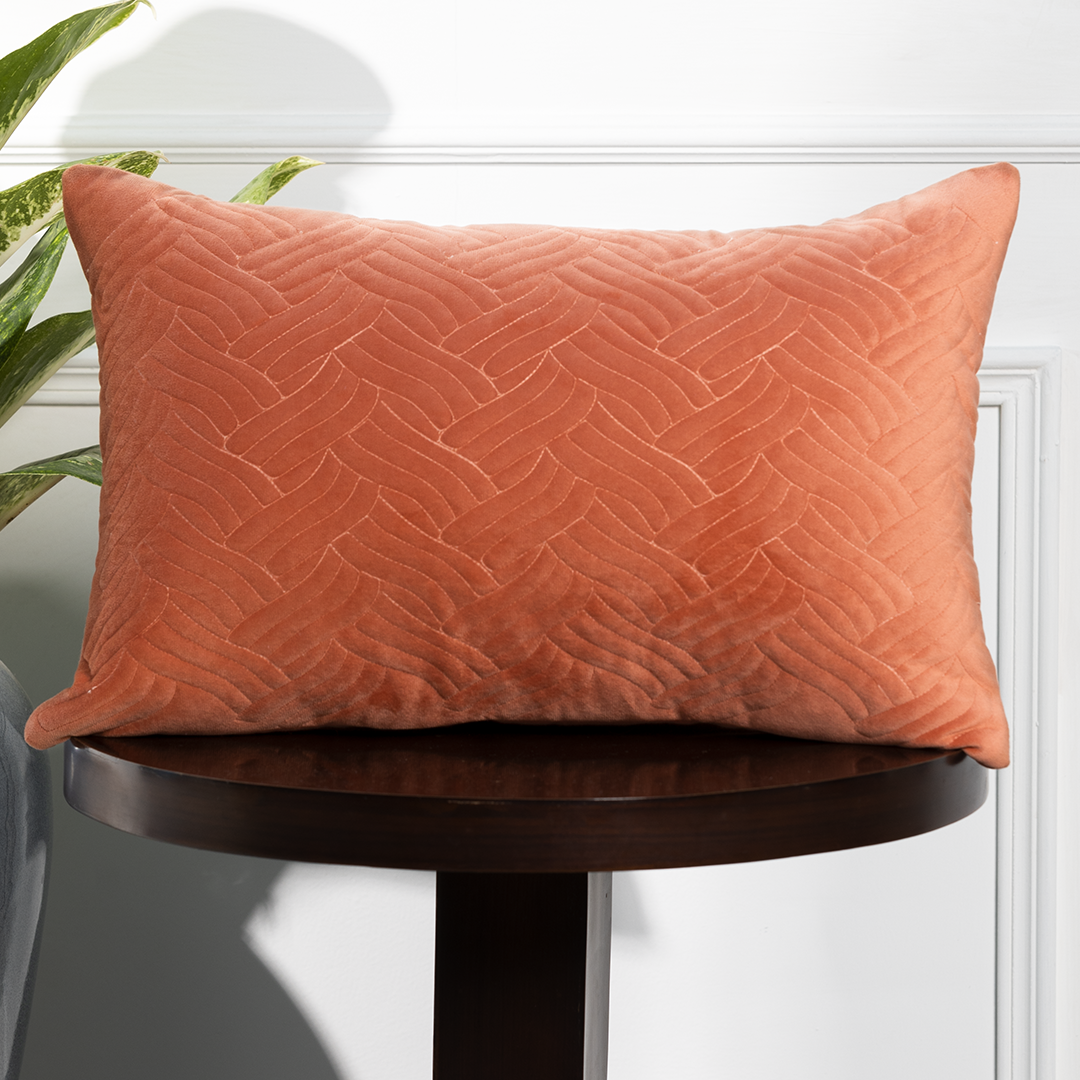 Poly Velvet Quilted Cushion