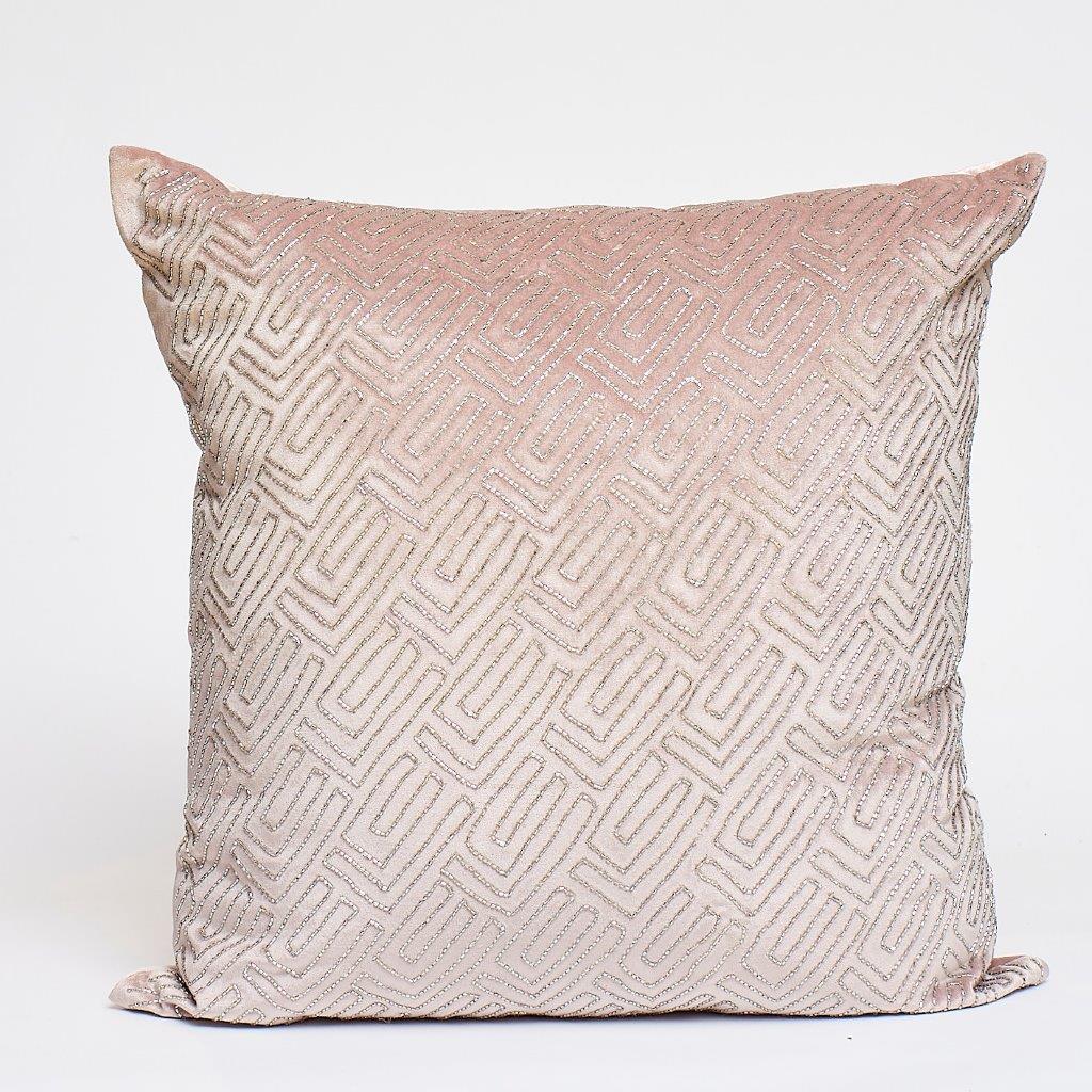 Daria | Labyrinth Embellished Throw Pillow