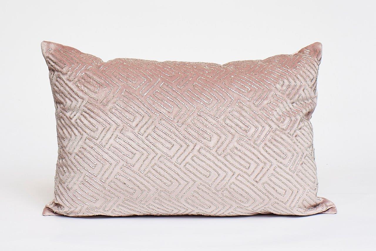 Daria | Labyrinth Embellished Throw Pillow